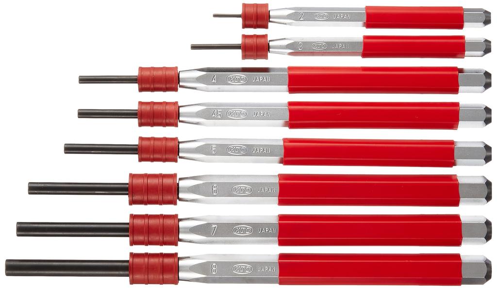 Kyoto Machinery Tools Dowel Pin Punch Set 8 Pieces PK8 (KTC)