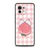 Phone Case Cover for Xiaomi Poco F7 F6 F5 F4 F3 X7 X6 X5 X4 X3 NFC M4 C51 C55 GT Pro 5G Soft TPU Fundas Cartoon Fruit Peach Bags