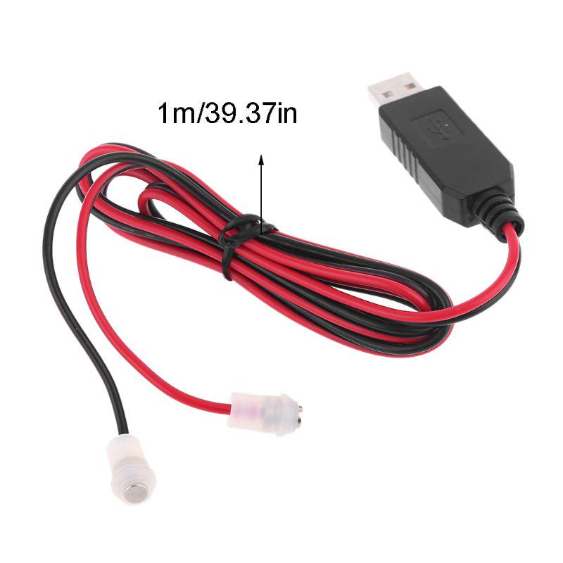 Magnetic Clip USB 5V To 4.2V Converter Voltage Converter Power Cable 3.7V 18650 26650 Battery Eliminator Cable