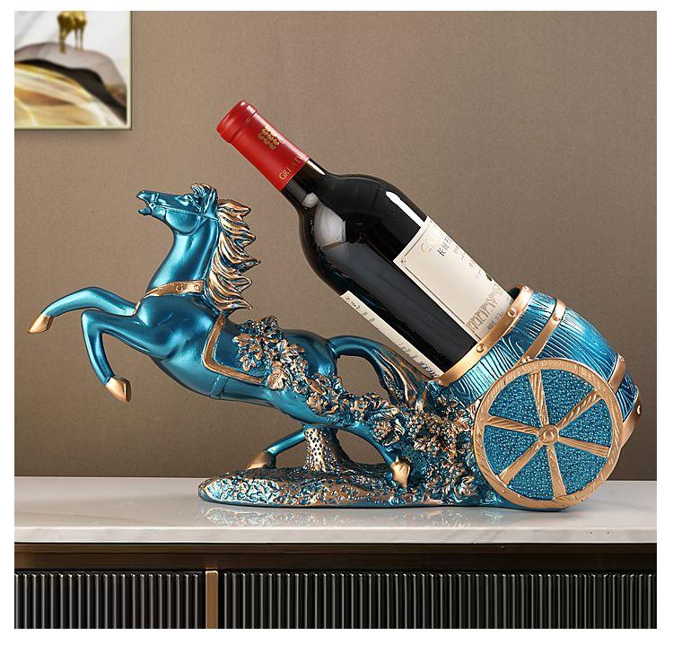 Grape Wine Rack Ornaments Living Room Luxury High-end Wine Cabinets Moved To New Homes with Decorative Gifts.