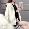 Mink Jacket Women's Autumn and Winter Loose Plus Size Thickened Knitted Hooded Cardigan