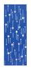 Tenugui Hand Chusen Made in Blue Niwa-zome Towel, Print, 100% Cotton, Japan, Hairpin,