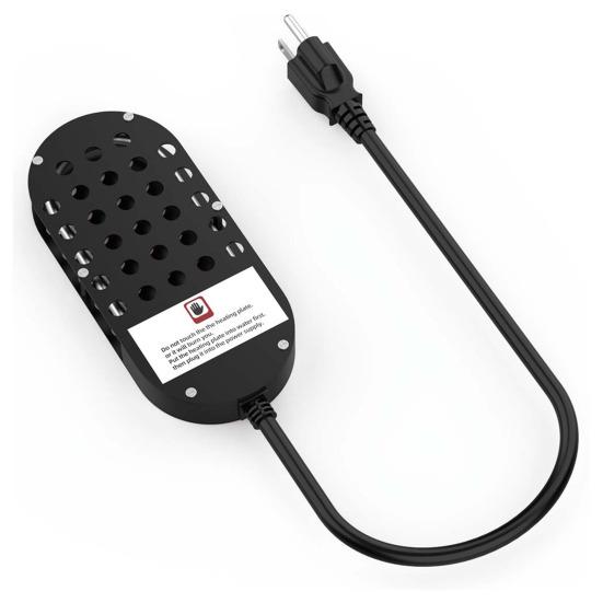 70W Pond De-Ice Heater Thermostatically Controlled Energy-efficient Bird Bath Ice Melter Anti-rust Bird Bath Heater