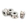 4 Pcs 4*13*7Mm 624Uu Hcs U Groove Guide Pulley Rail Ball Bearings Wheel