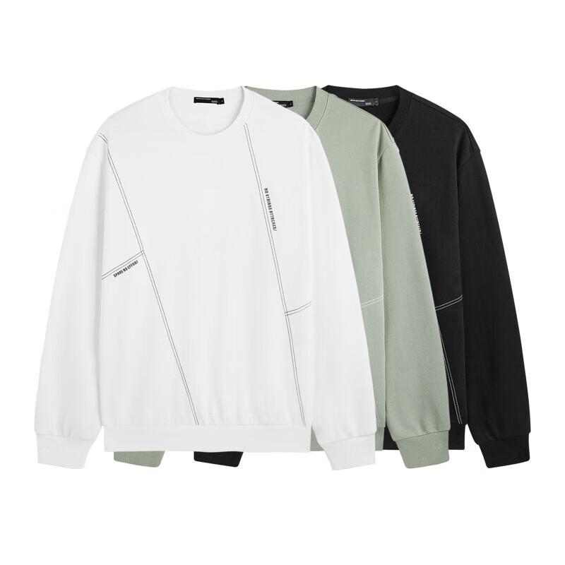 GXG Men's Fall 2024 Embroidered Crewneck Sweatshirt