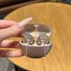 Auricolari Huawei Freeclip2 Custodia Protettiva Decorata a Fiocco Ciondolo con Fibbia a Diamante