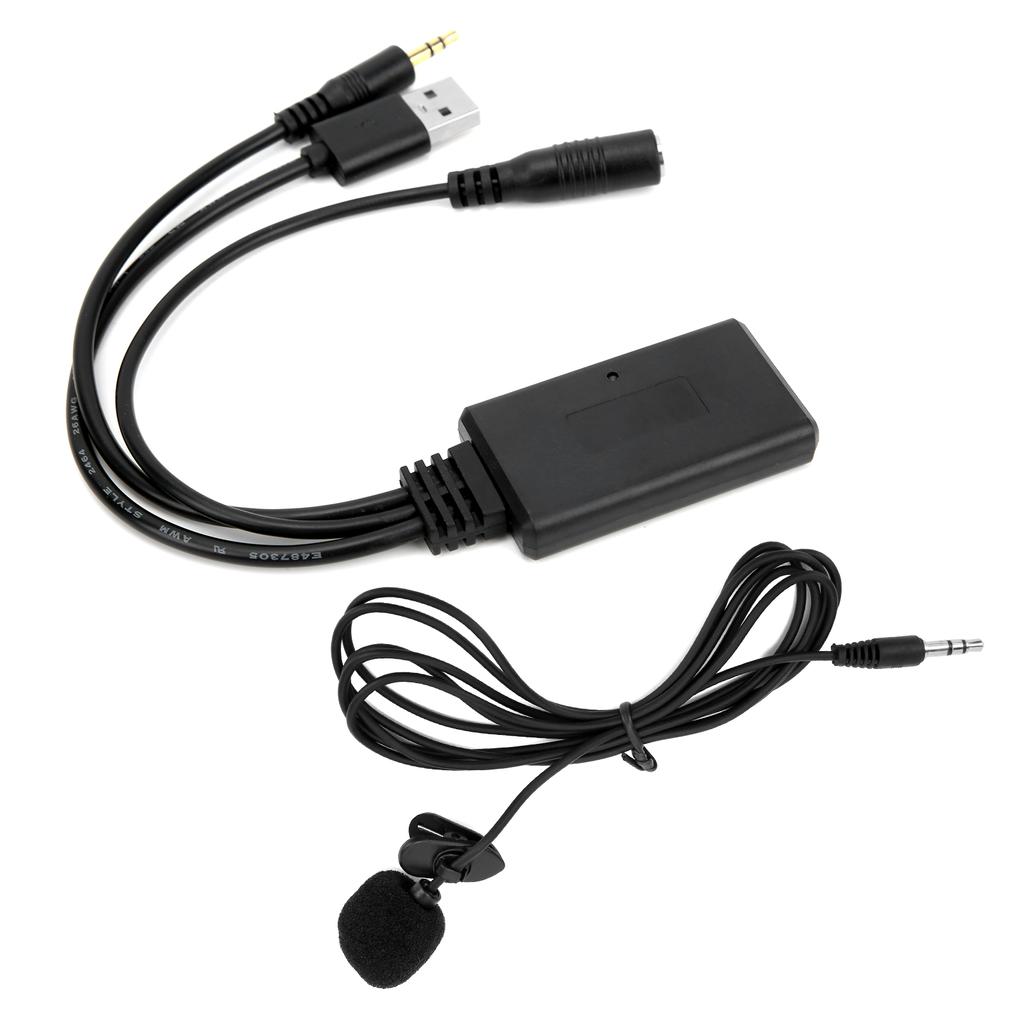 Microphone Adapter Auxiliary Audio Cable Stereo Bluetooth 5.0 Replacement for Z4 E60 E63 E64 E66 E81 E82 E70 E90