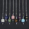 Amethyst Semi-precious Stone Pendulum Lapis Energy Pendulum New Chakra Pendulum