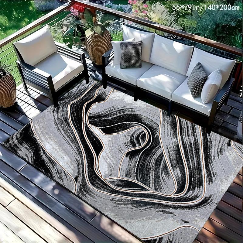 

Nordic Style Carpet Wear-resistant Dirt Resistant Easy To Maintain Living Room Sofa Coffee Table Mat 80 * 120cm