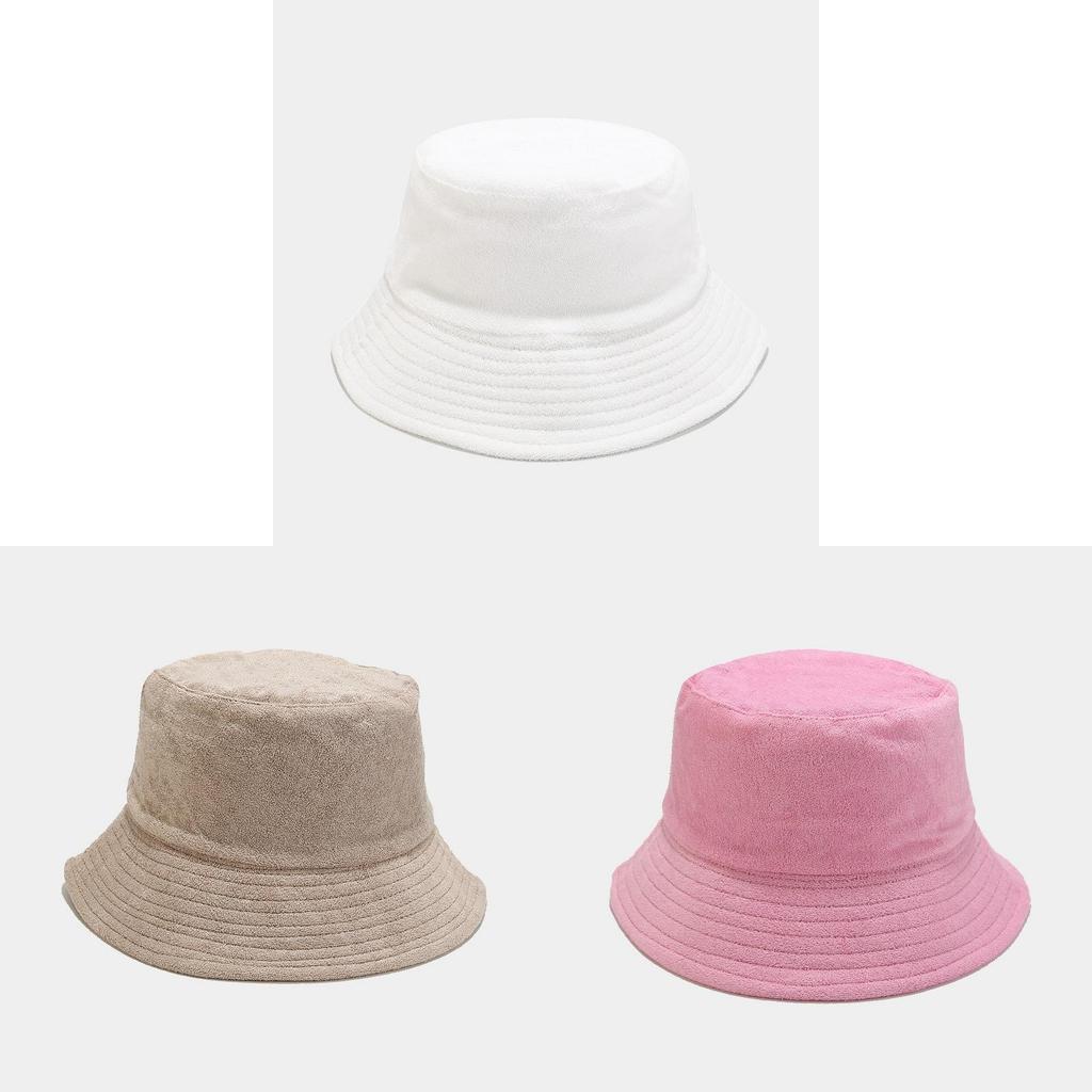 Classic Summer Fisherman Hat With Breathable Towel Cloth For Outdoor Sun Protection And Wind Resistance
