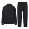 Sports Two-piece Set Plus Size Set Men's Spring And Autumn Standing Collar Cardigan Casual Loose Running Suit Two-piece Set