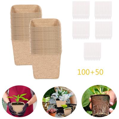 Seed  Peat Gardening Seedling Cup Environmental Pulp Molded Flower Pot