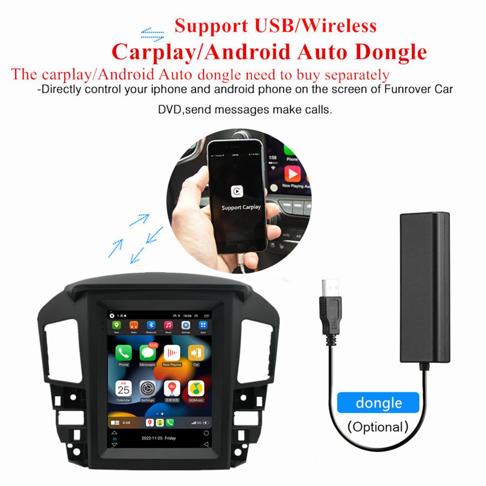 9.7'' Android 11 Car Stereo Radio GPS For 97-03 Lexus RX300 Toyota Harrier 98-03