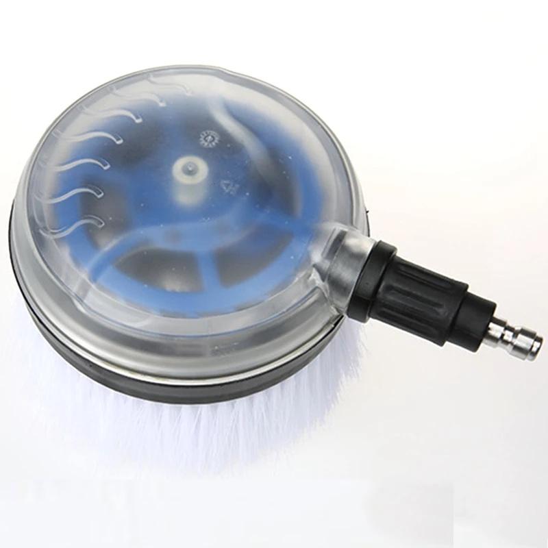 New Hydraulic Levels Car Wash Brush Automatic Rotation Washer Car Cleaning Washing Plastic Head Tools with 1/4 Inch Quick Connect