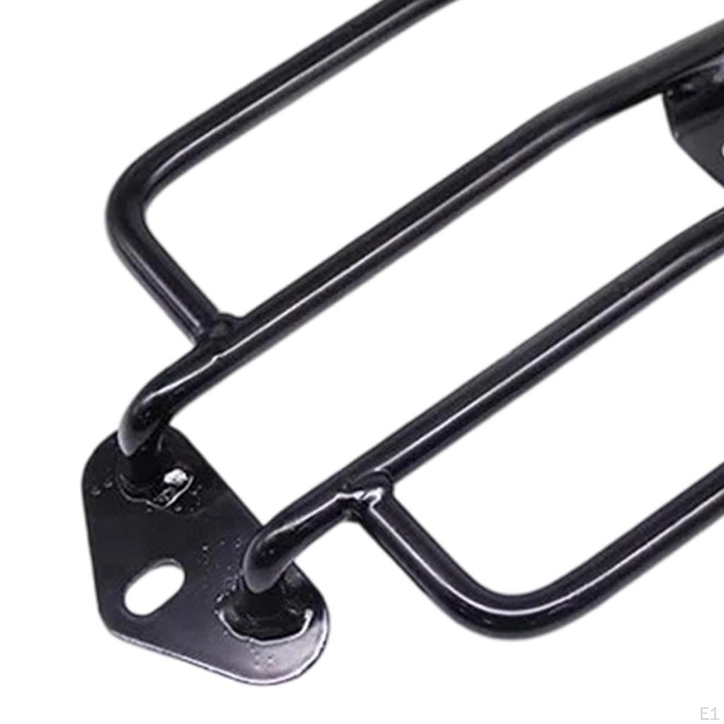 Baggage Carrier Motorcycle Luggage Rack Easily Install Attachment High Performance Detachable