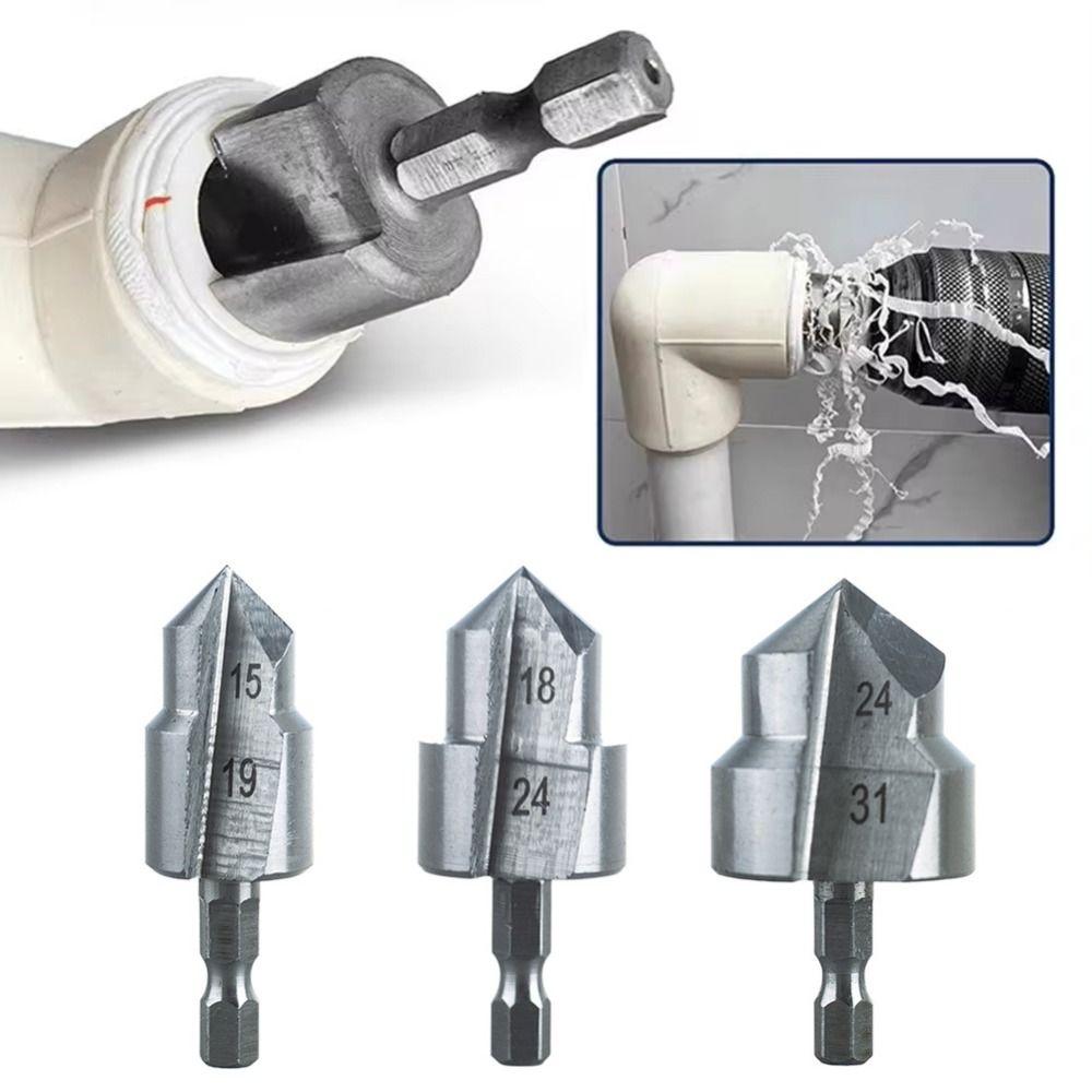 Water Pipe Connection Tool Stepped Drill Bit Hexagon Shank Step Drill Water Pipe Expander