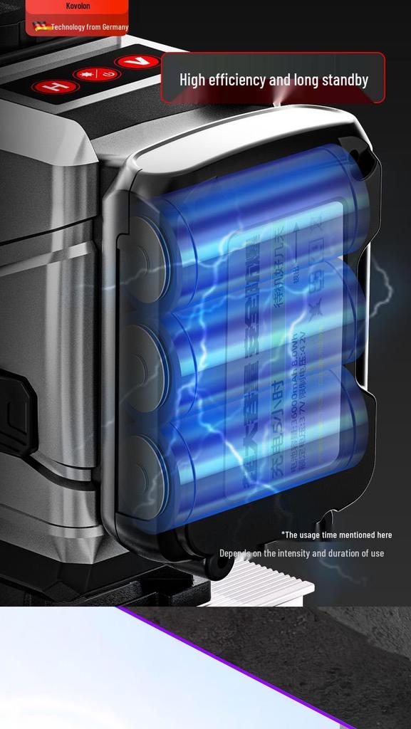 High Precision Automatic Infrared Laser Line Sticker with Three-Color Light
