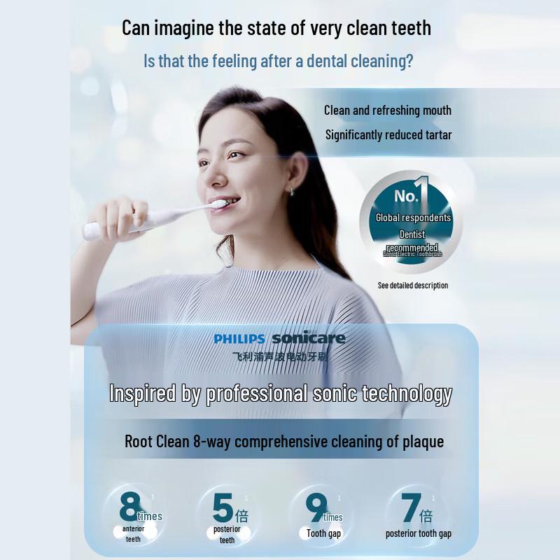 Philips Sonic Electric Toothbrush, DiamondClean 3 Series CN plug (adapter included)