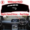 Dashboard Cover for MG MG 7 MG7   2024 2025 2026 Car Sun Shade Mat Avoid Light Pads Anti-UV Case Carpets Protection