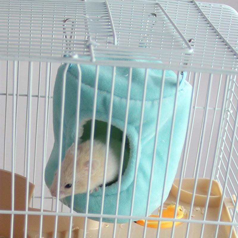 Amaca per Criceti Calda Letto Sospeso Casa Ratto Criceti Siriani Nido Pappagallo Furetto Scoiattolo Giocattolo Animale Domestico