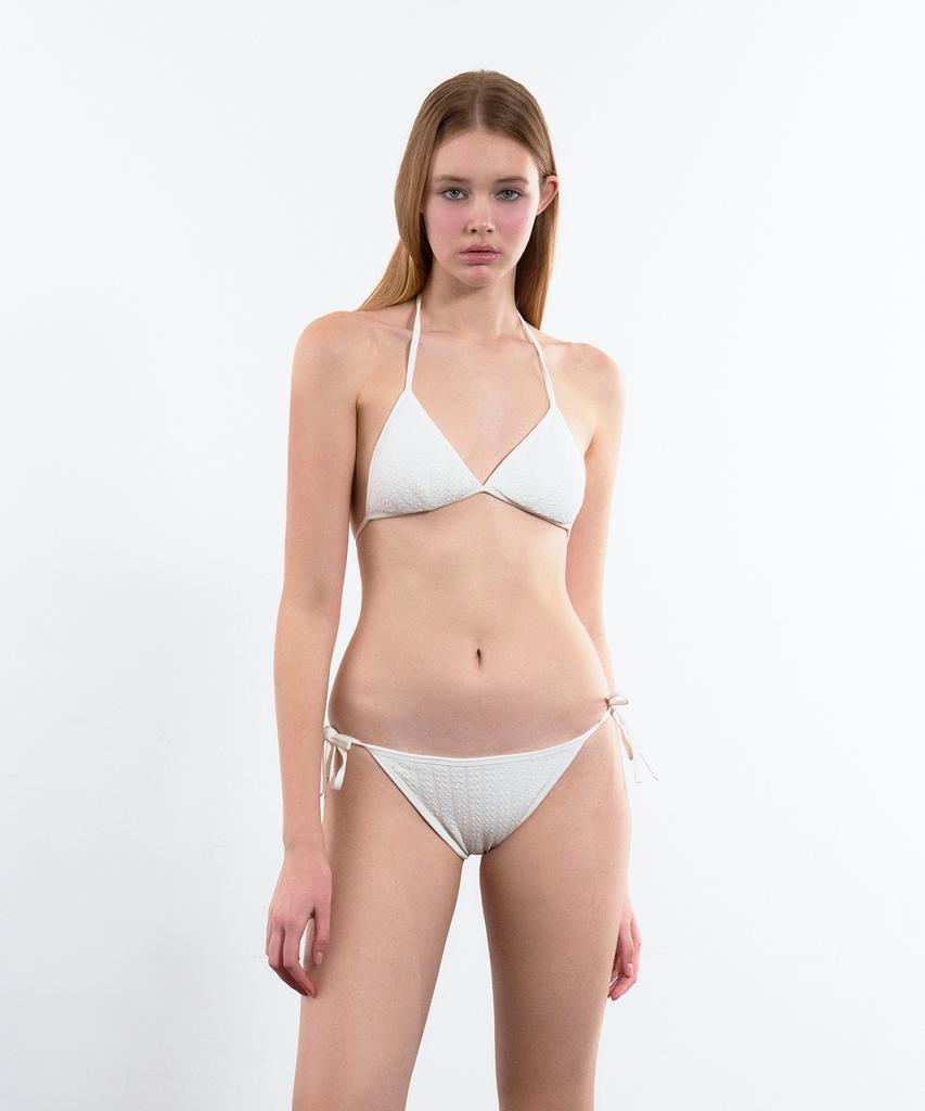 VINAJ Triangle Bikini Bra (White)