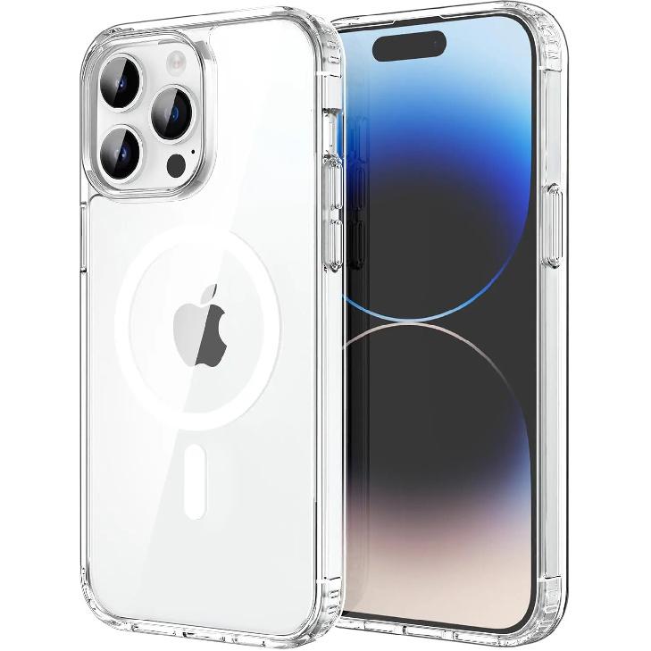 Transparent Magnetic Case For iPhone 17 16 Pro Max 15 14 Plus Wireless Charge Cover 13 12 Mini 17 Air Magsafe Protection Case