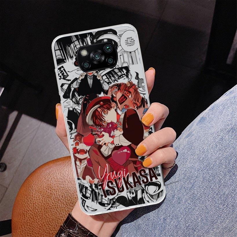 Anime Toilet Bound Hanako Kun Phone Case For Xiaomi Poco X7 X6 X5 Pro F7 Ultra Redmi 15C 15 13C 13 12C 12 10 10A 10C 9 9A 9C 9T