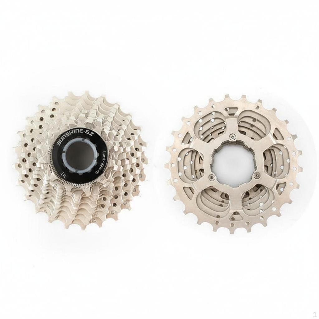 Cassette de Bicicleta Amplia Compatibilidad Volante de Bicicleta Cambio de Marchas Suave 9 Velocidades para