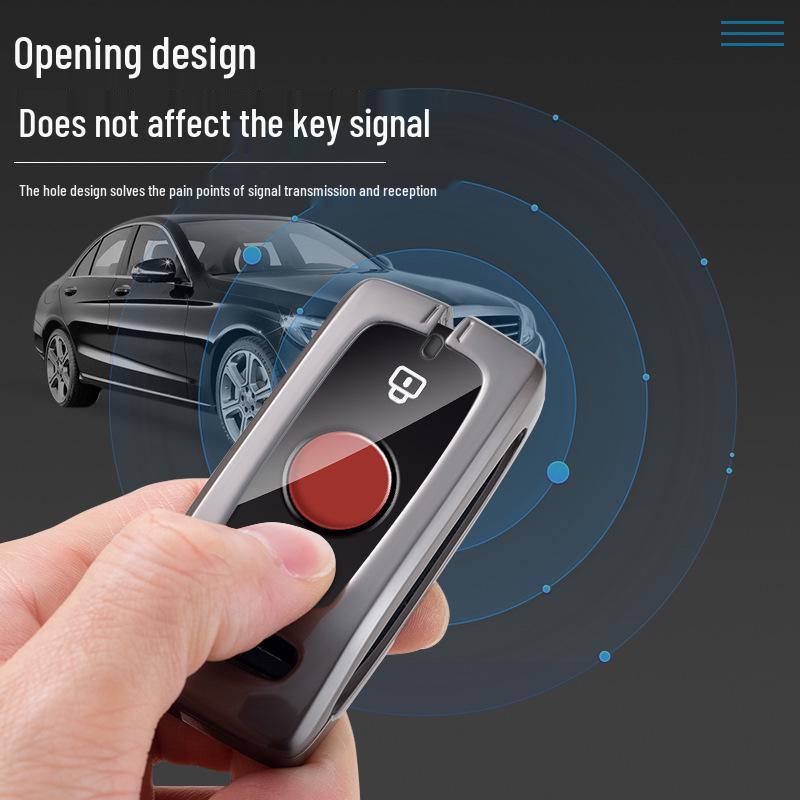 Housse de clé pour voiture électrique Niu - Coque de protection en métal pour N1S/M1 avec boucle US