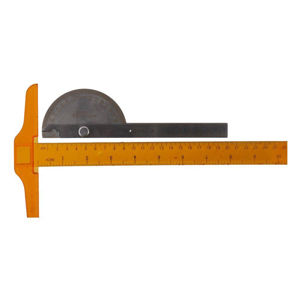 Two Arm Angle Finder 0-180 Degrees Protractor Angle Finder Measure Tool Protractors  Work