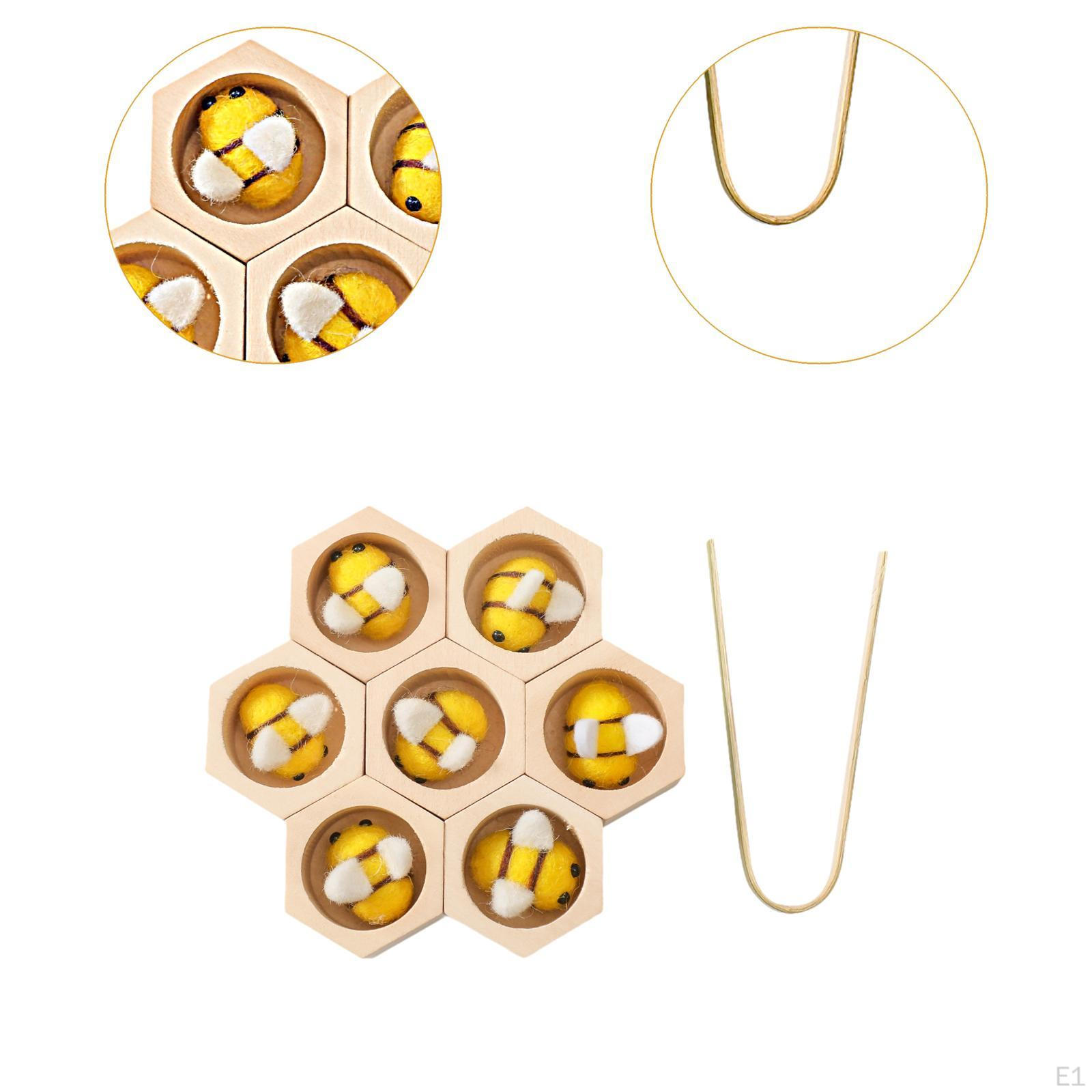 Игрушка-зажим для улья из дерева — фото 4