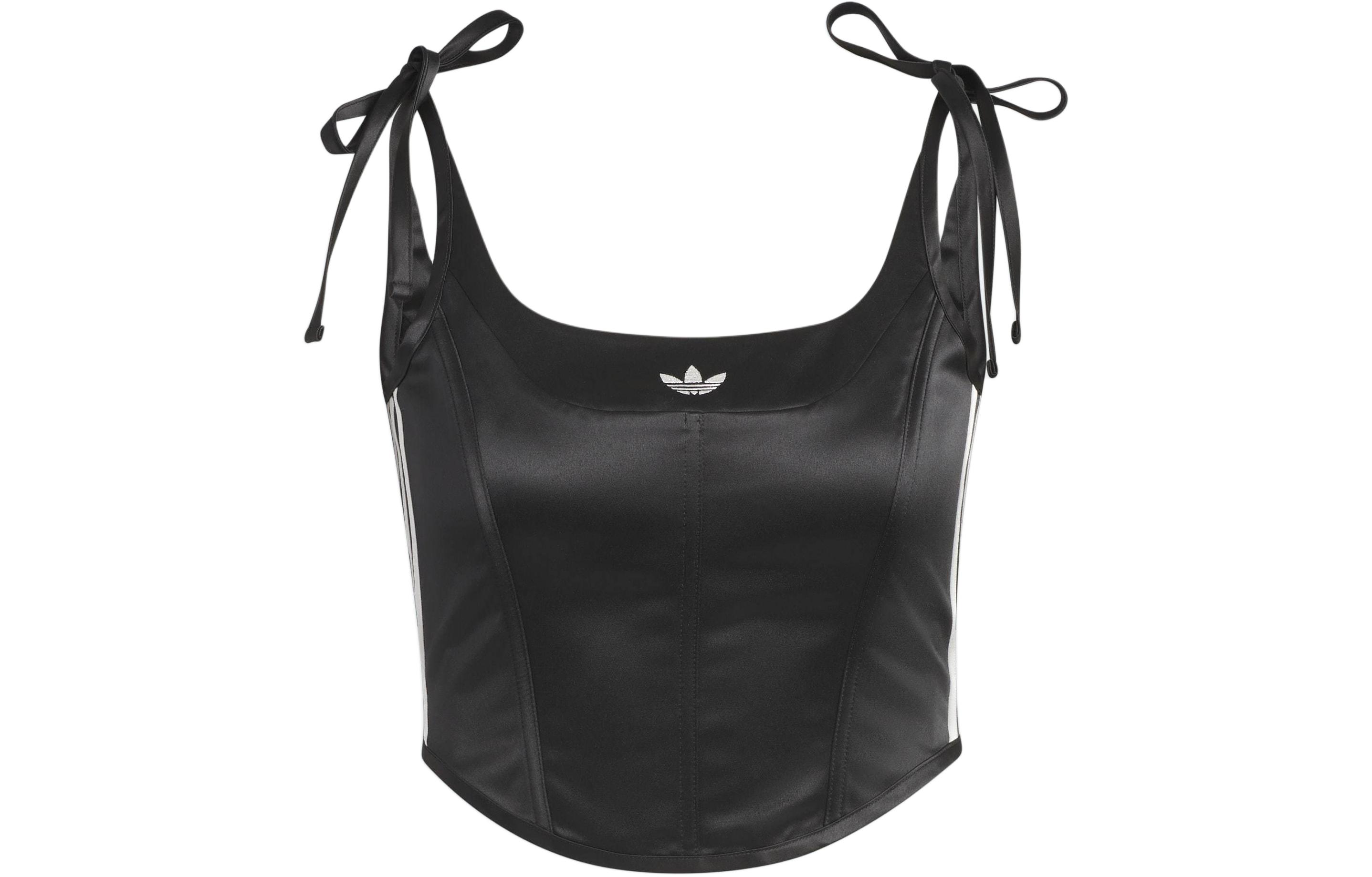 Adidas Originals 3 Stripes ADICOLOR 3 STRIPES CORSET Camisole Women s Black JE3483 XL