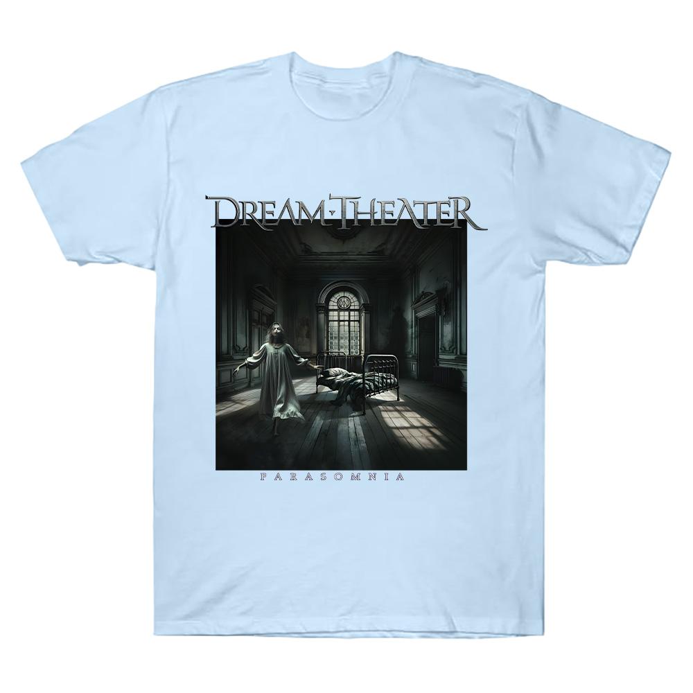 Dream Theater Parasomnia T-shirts Men's T-Shirt Cotton Short Sleeve Tee Hip Hop Vintage Band Tees Y2k Streetwear Unisex