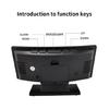 Stylish Digital Room Clock With Large Curved LED Panel And Different Alarm Sounds Contemporary Alarm Clock