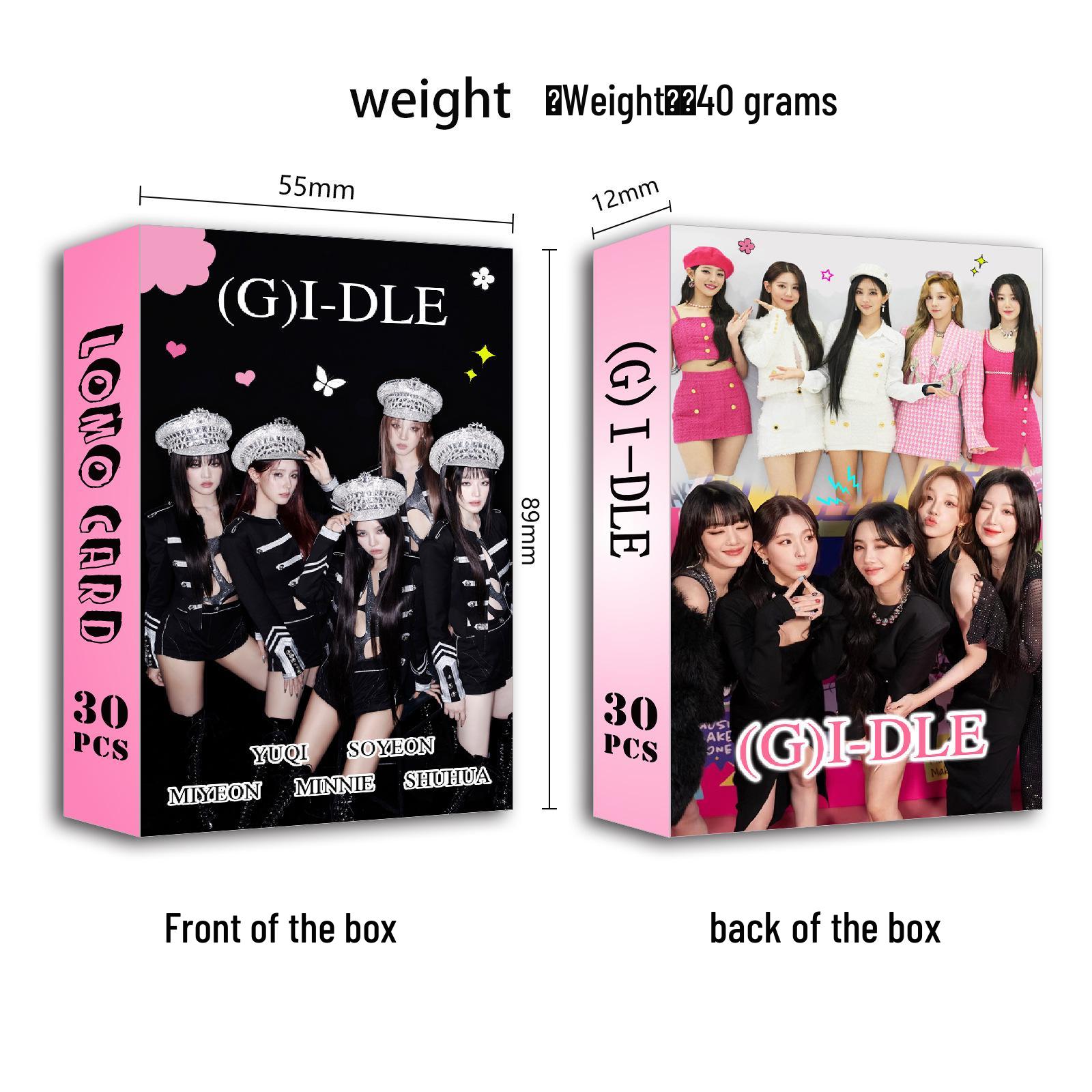 (грамм)Коллекционные карточки (G)I-DLE: Чон Соён, Чо Миён, Со Соджин, Минни, Сон Юци, Е Шухуа