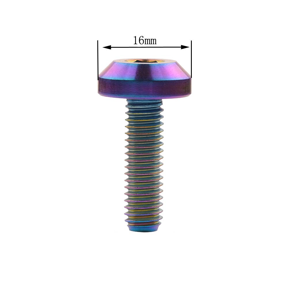 Ruifu Titanium Alloy Hexagon Socket M6x12 15 20 25 30