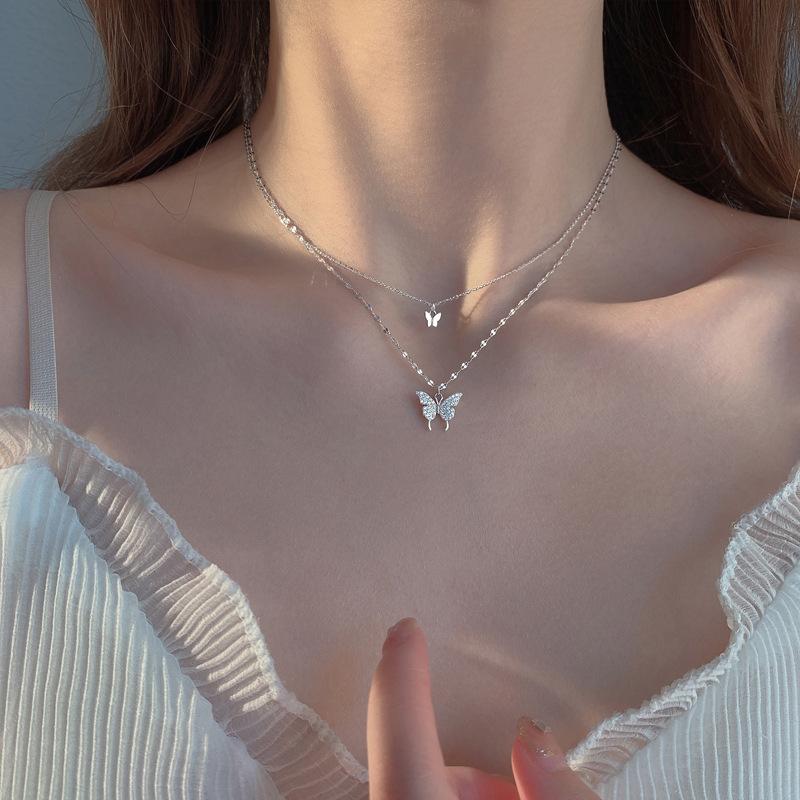 Simple Women Popular Neck Chain Pearl Snake Chain Choker Necklace Beads Chocker Zircon Collar Daily Wear Necklace Accessories