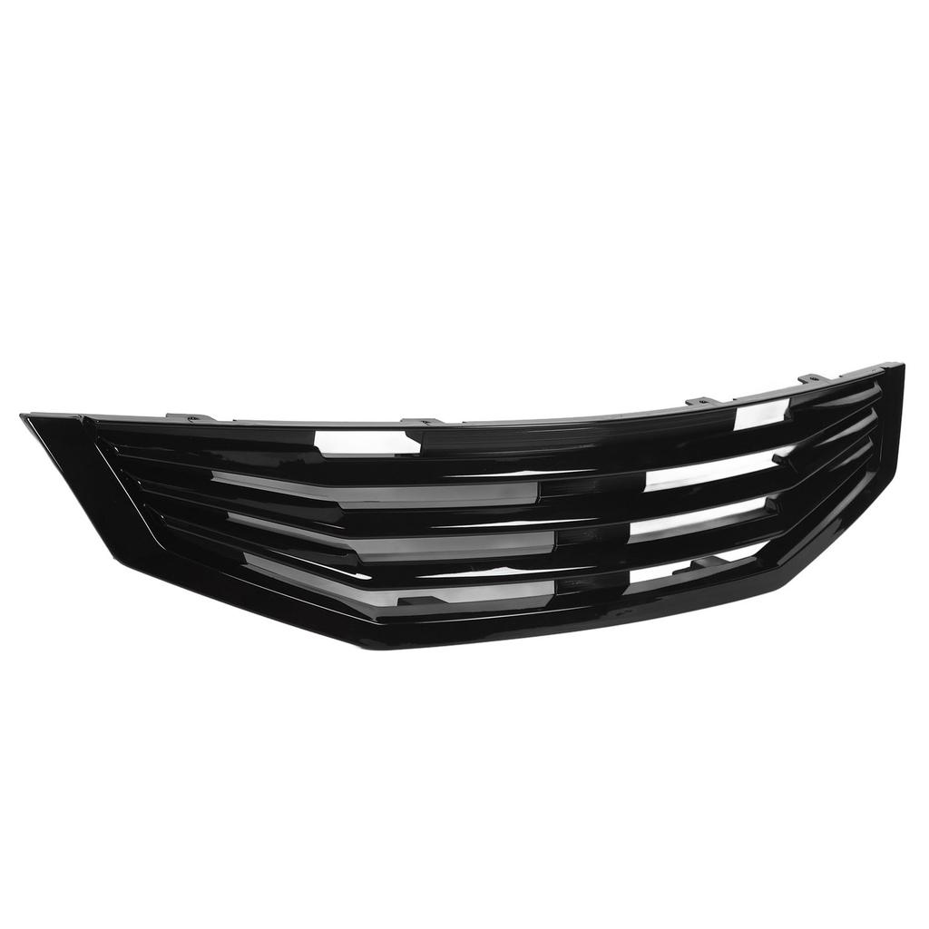 Gloss Black Front Bumper Grille Grills For Coupe 2 Door Pre Facelift 2008 To 2010 US Spec