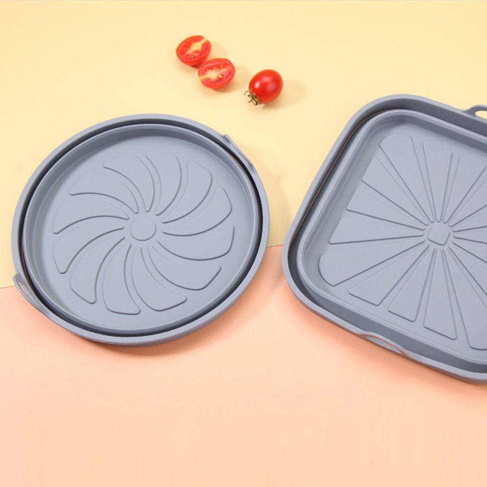 Silicone Air Fryer Silicone Liner Foldable Multicolor Air Fryer Mat Non-slip Multi-Purpose Air Fryer Lining Kitchen Accessories