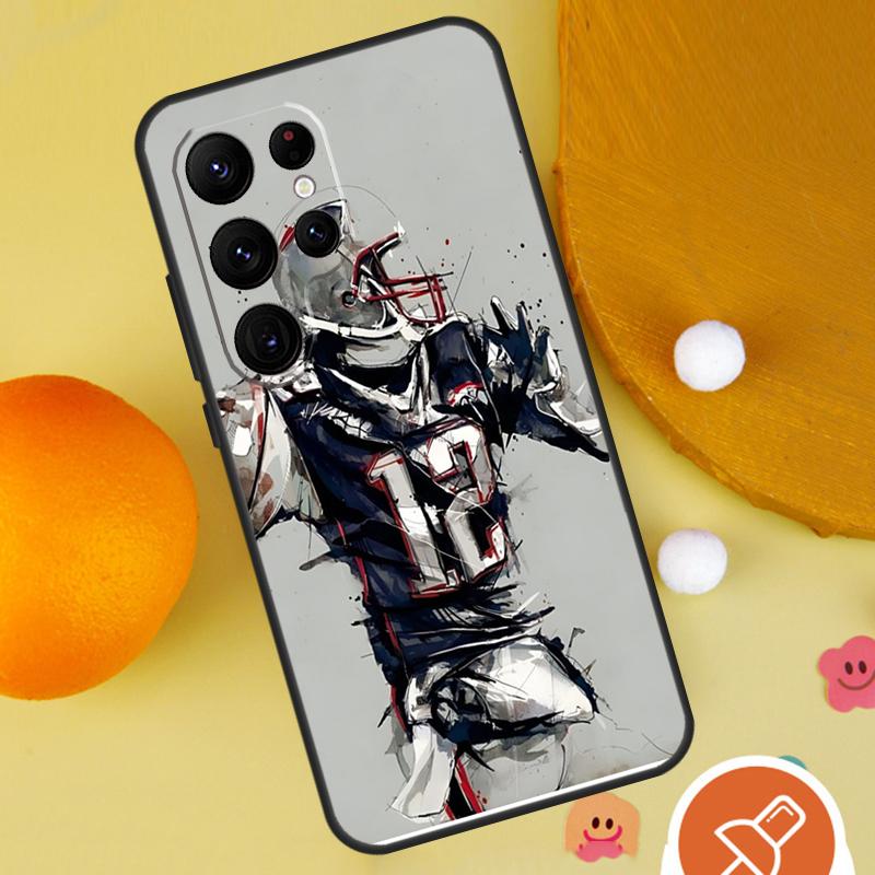 American Football Phone Case For Samsung Galaxy S25 Ultra S24 S23 S22 Ultra S9 S10 S20 Plus S21 FE Funda Cover