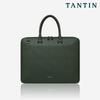 Tantin Noble Briefcase Cowhide Document Bag T13807 Green