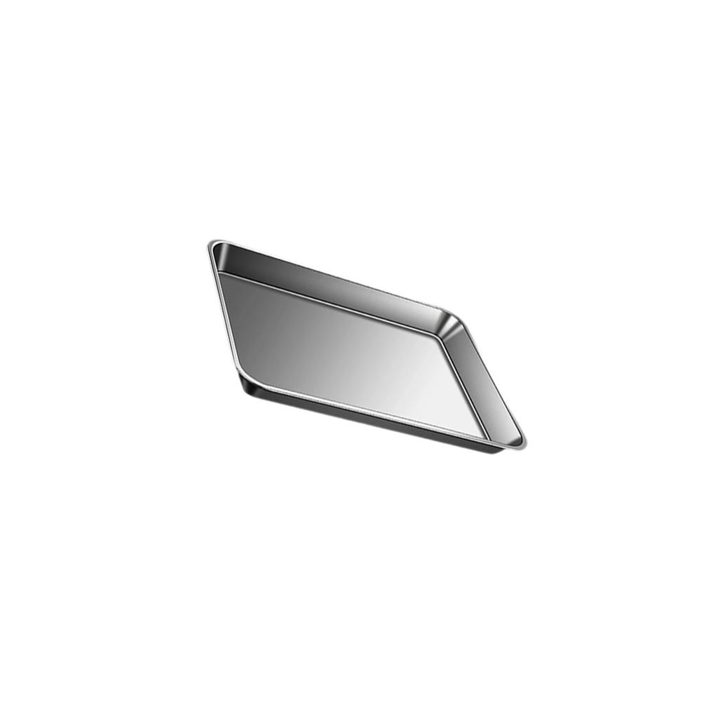 Rustproof Baking Pan For Pastries Household Stainless Steel Barbecue Dish Thickened Rectangular Flat Bottom Tray