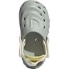 Adidas Maxxclog Sandal Series Simple Comfortable Fashion Sports Non-Slip Wear-Resistant Low-Top Kids Sandals Kids Sandals Gray JS3729