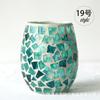 handmade mosaic patch candle holder home decor ornaments desktop decoration Dinner Lights Hotel Restaurant Decor Wedding Candles