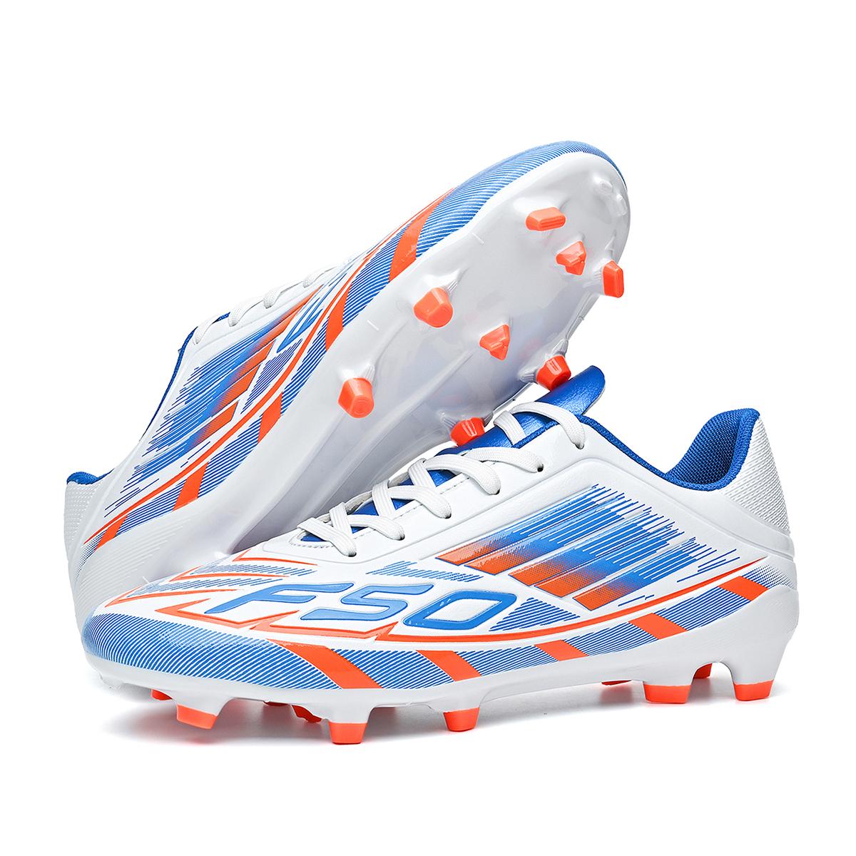 

Breathable Football Shoes with FG/AG Spikes Suitable for Training and Matches, Available in Multiple Colors 45