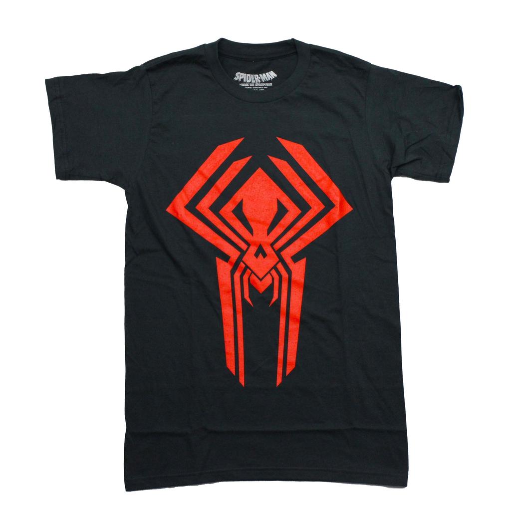 Spider-Man New Adult T-Shirt - Spider-man 2099 Solid Red Spider Logo