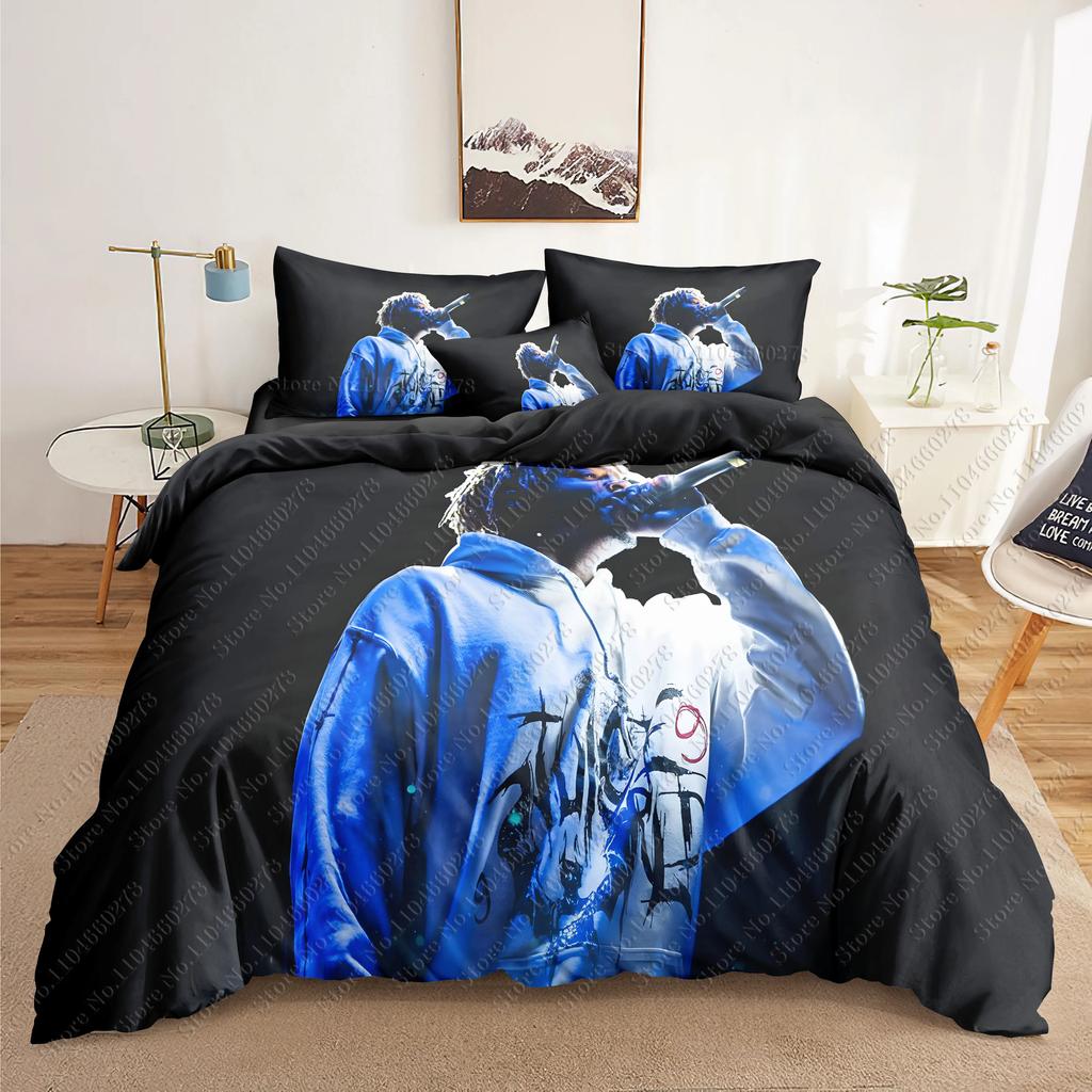 Juice Wrld 3D Bedding Sets print duvet cover Adults/ children bed comforter birthday gift dropshipping