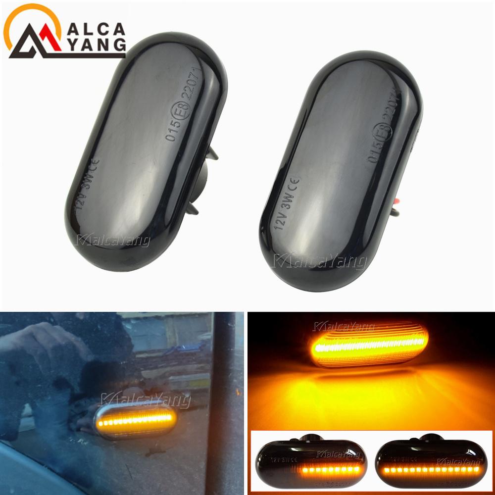 For Opel MOVANO VIVARO Nissan INTERSTAR PRIMASTAR KUBISTAR Smart FORTWO Led Dynamic Side Marker Turn Signal Light For Renault