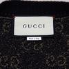 Gucci 529193_X9W83_4921 M Cardigan Navy/gold Cotton Mens