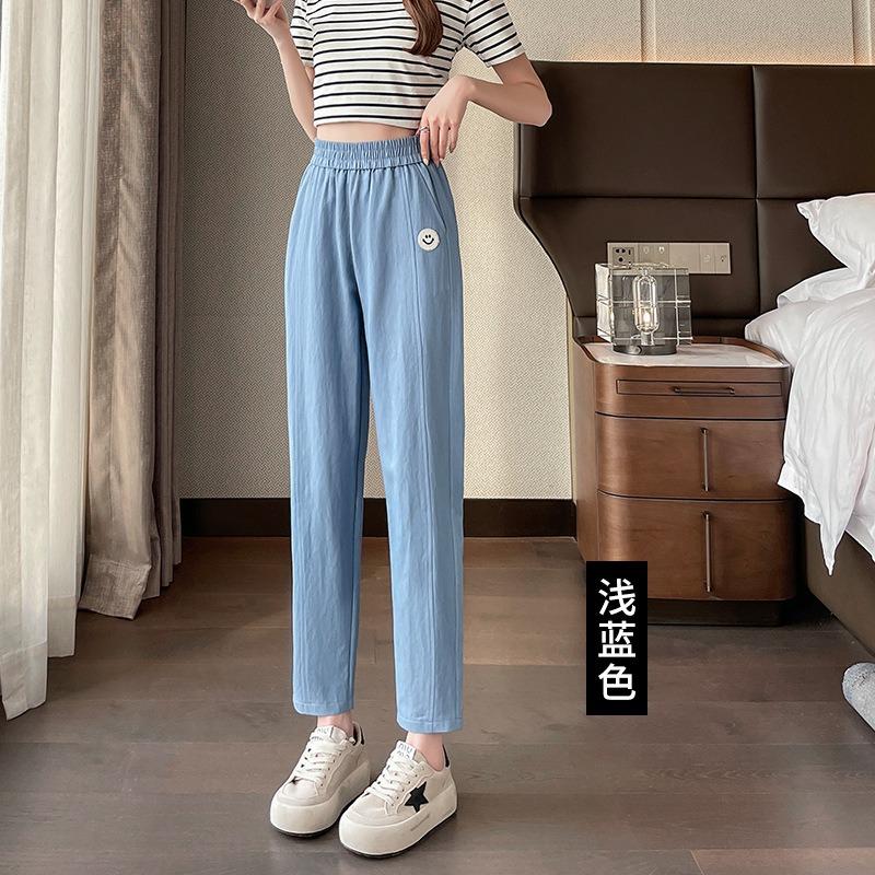 

The New Summer Ice Silk Harun Is Casual, Loose and Petite S светло-синий